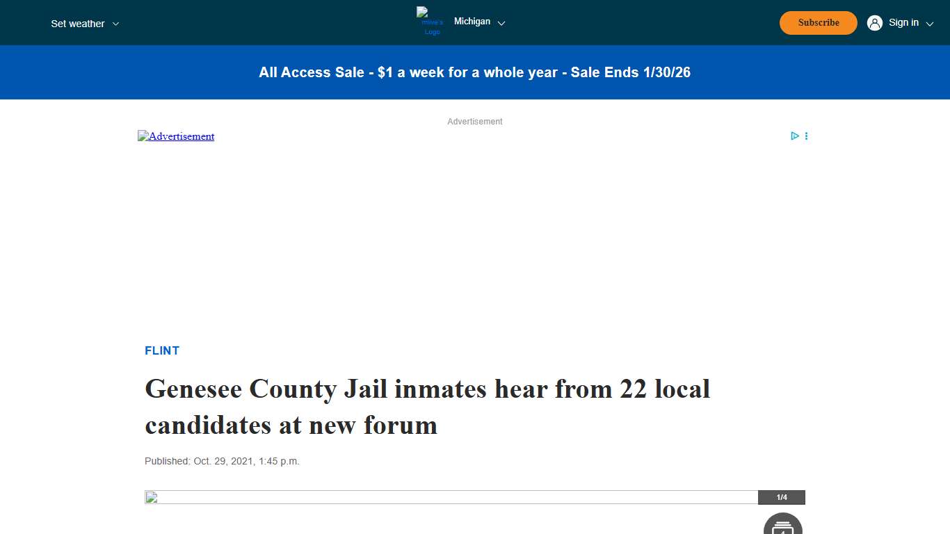 Genesee County Jail inmates hear from 22 local candidates at new forum - mlive.com